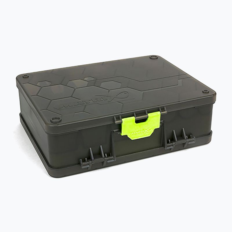 Matrix Double Sided Feeder & Tackle Box organiser black GBX001