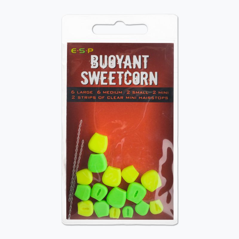 ESP Buoyant Sweetcorn green and yellow artificial corn lure ETBSCGY005 2