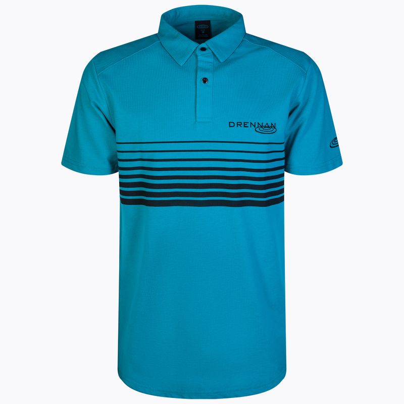 Men's fishing shirt Drennan Aqua Line Polo blue CSDAP205