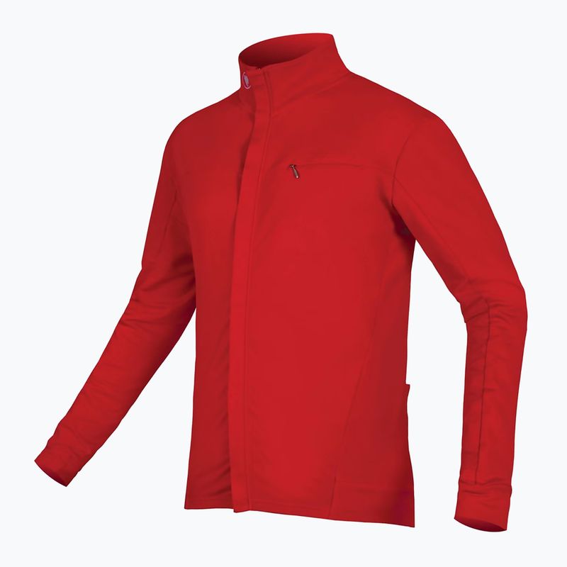 Men's Endura Xtract Roubaix cycling longsleeve red 5