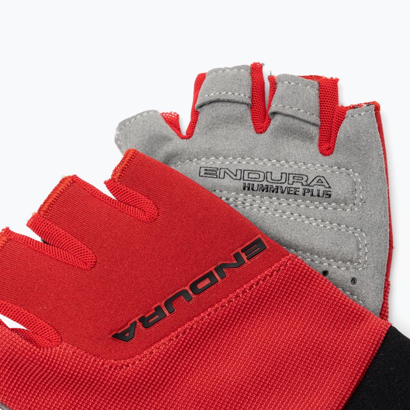 Children's cycling gloves Endura Hummvee Plus red 6