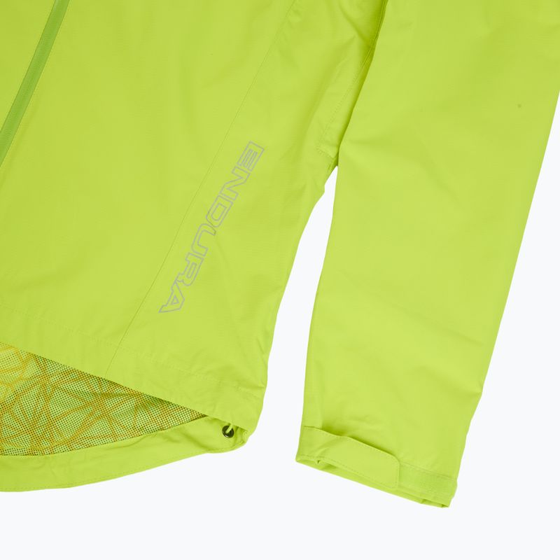 Men's cycling jacket Endura Hummvee Waterproof hi-viz yellow 4