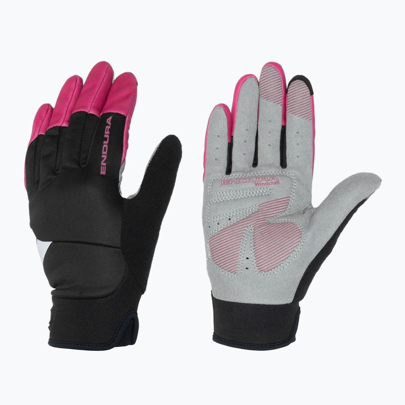 Women's cycling gloves Endura Windchill W cerise