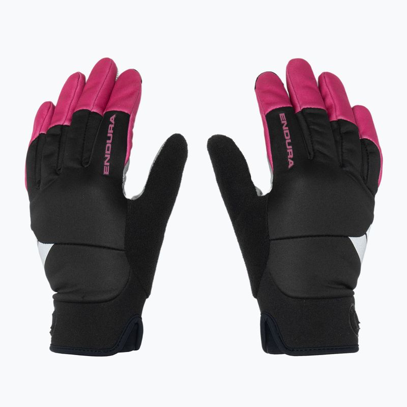 Women's cycling gloves Endura Windchill W cerise 2