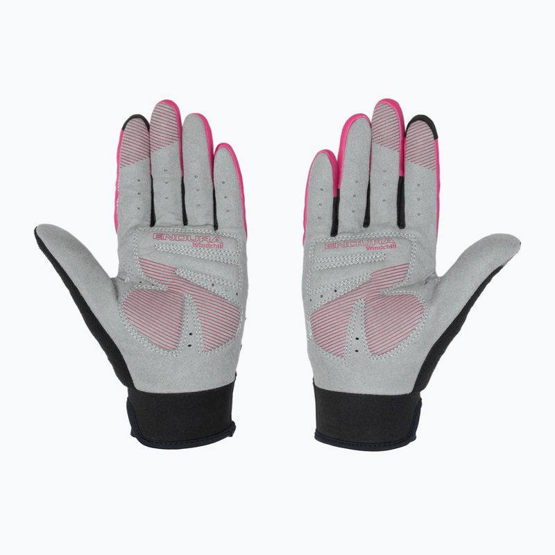 Women's cycling gloves Endura Windchill W cerise 3