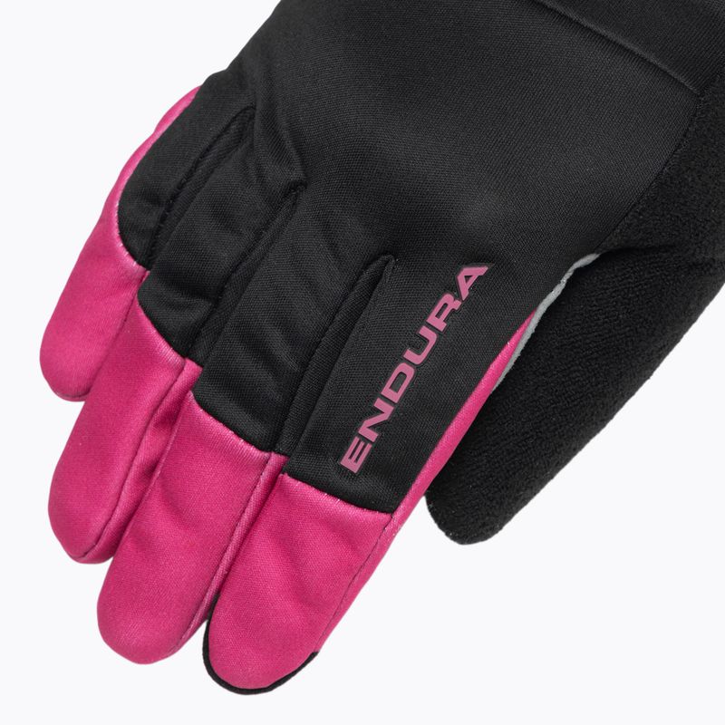 Women's cycling gloves Endura Windchill W cerise 4