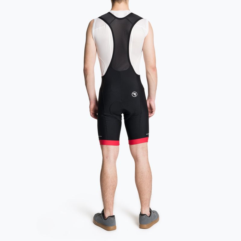 Men's Endura Xtract Gel II Bibshort red 2