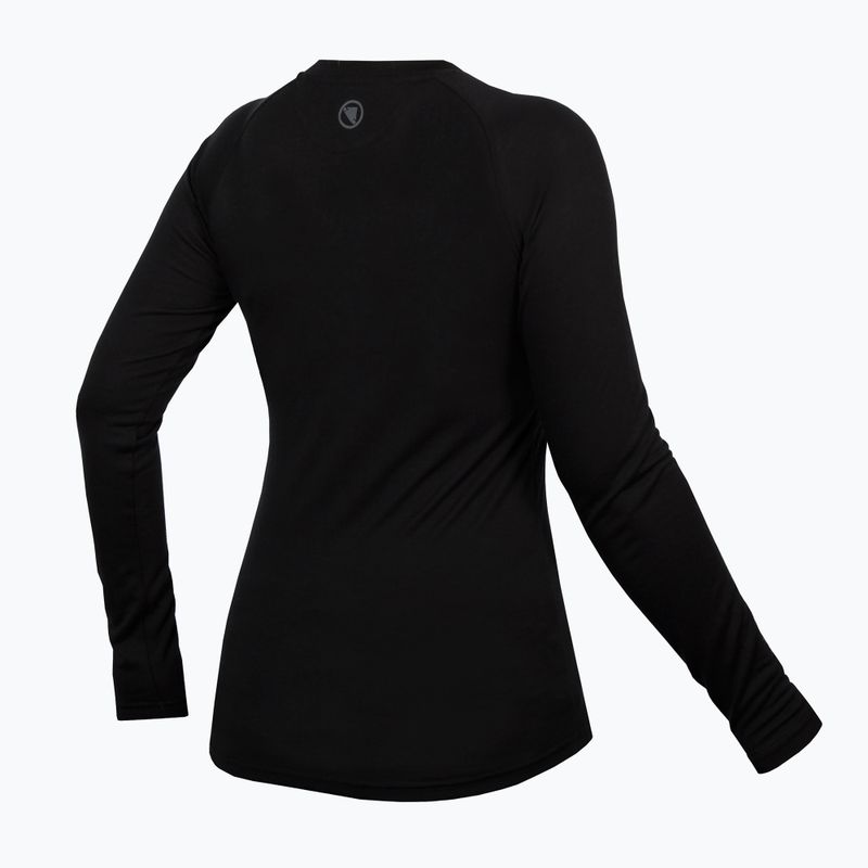 Women's cycling longsleeve Endura Baabaa Merino W black 2