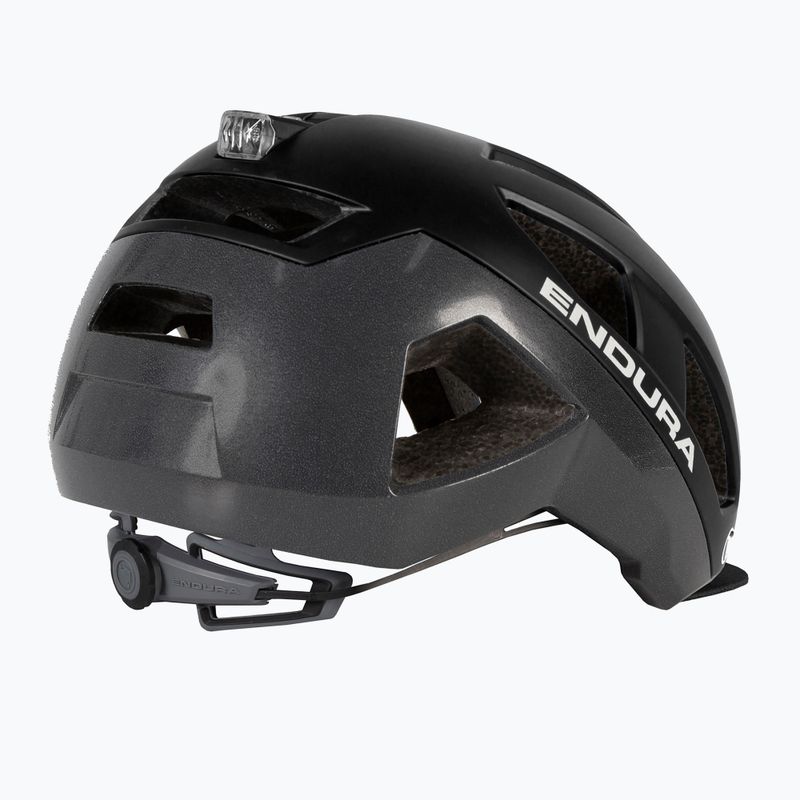Endura Urban Luminite black bike helmet 2