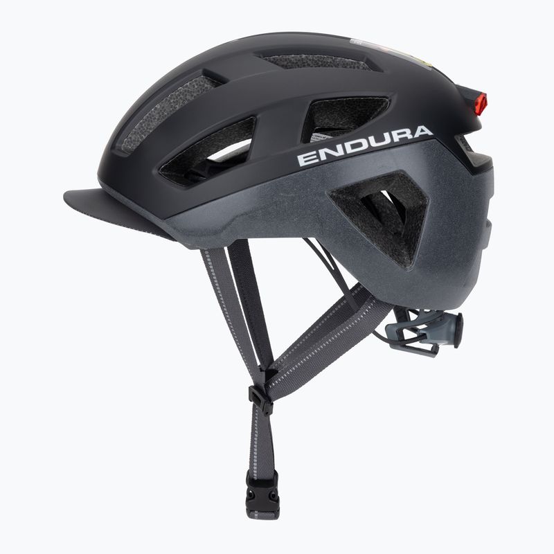 Endura Urban Luminite black bike helmet 3