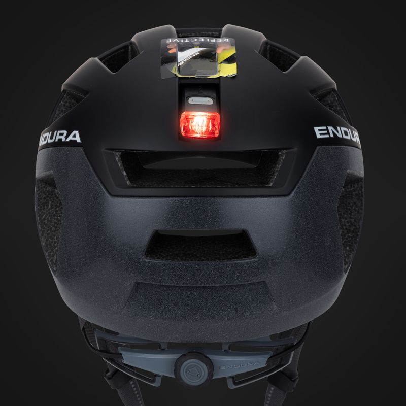 Endura Urban Luminite black bike helmet 8
