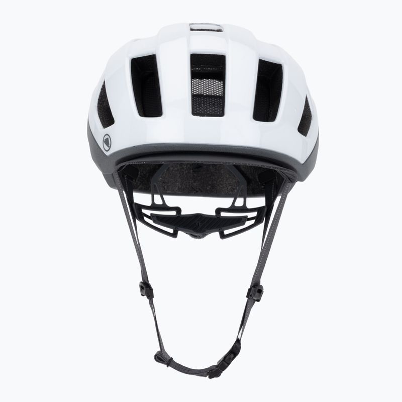 Endura Urban Luminite white bicycle helmet 2