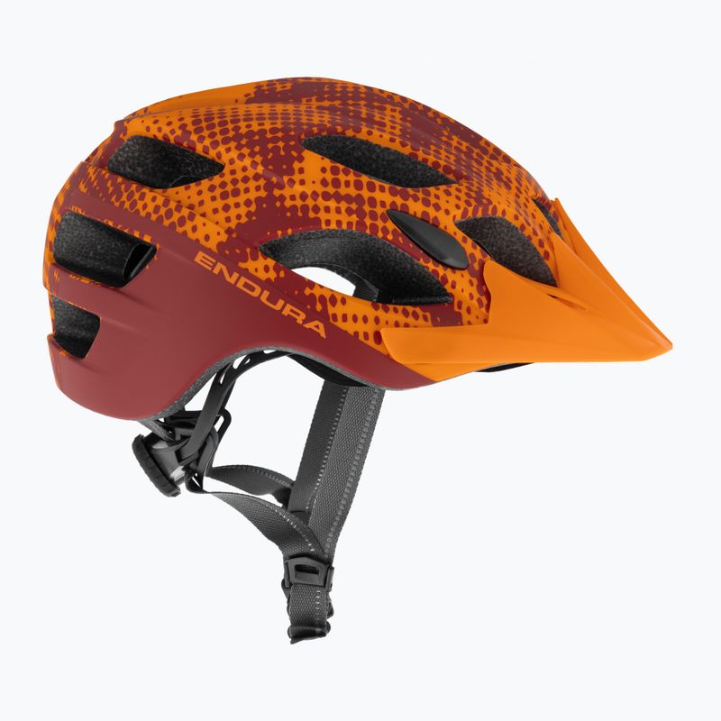 Endura Hummvee Youth tangerine children's bicycle helmet 4