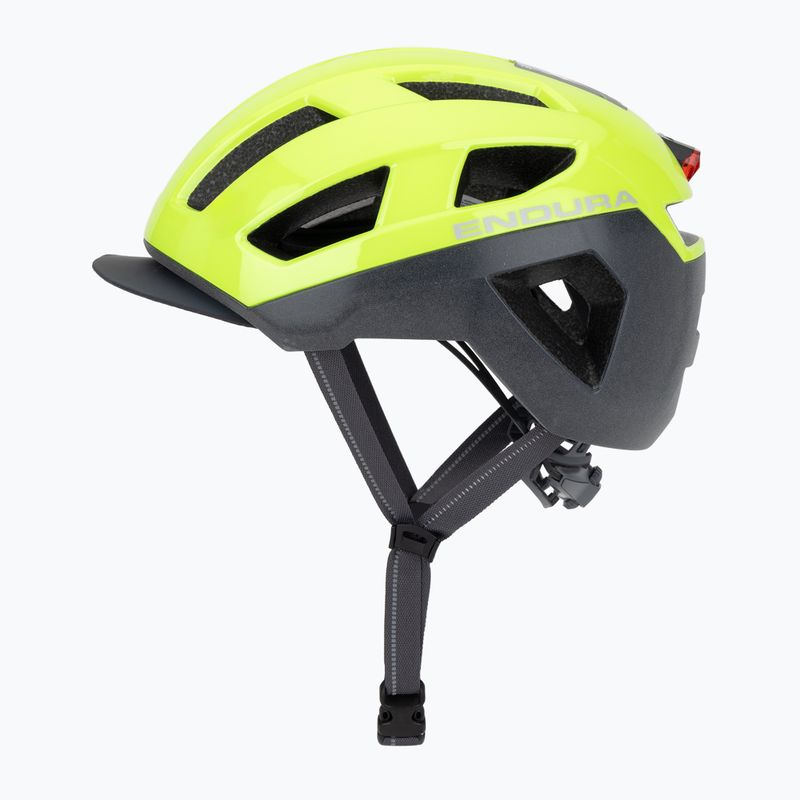 Endura Urban Luminite hi-viz yellow bike helmet 3