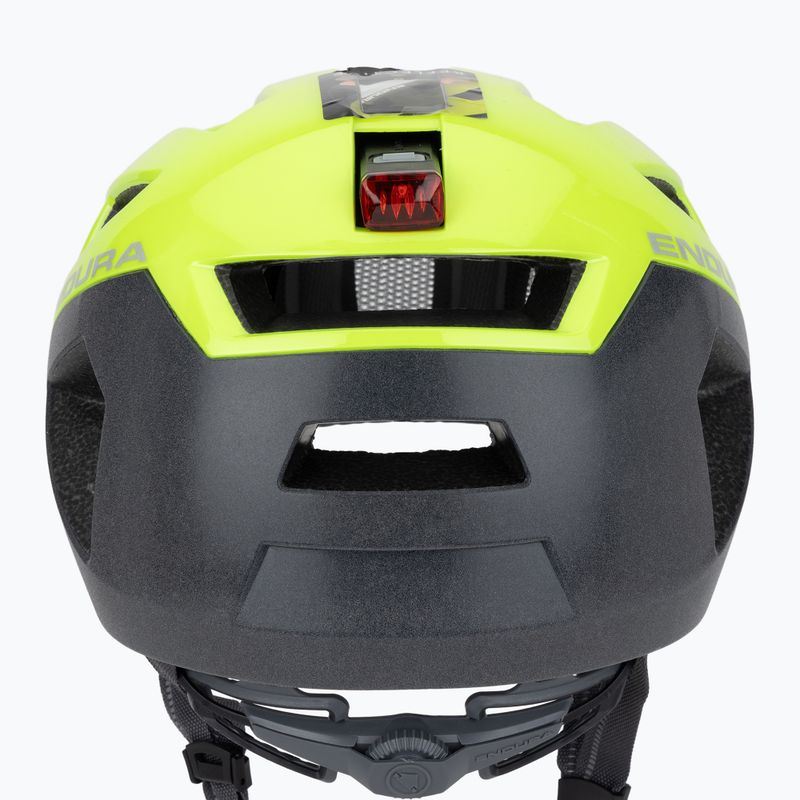 Endura Urban Luminite hi-viz yellow bike helmet 8