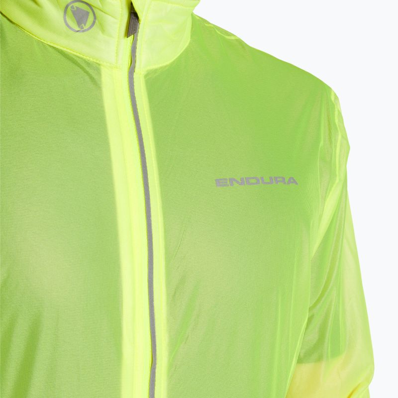 Endura FS260-Pro Adrenaline Race II hi-viz yellow men's cycling jacket 3