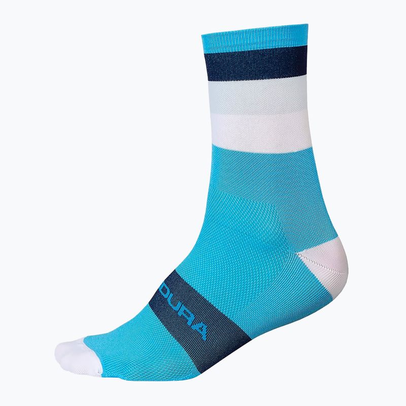 Men's Endura Bandwidth hi-viz blue cycling socks 2