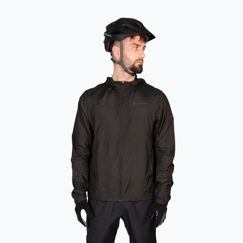 Men's Endura Hummvee Windshell cycling jacket black