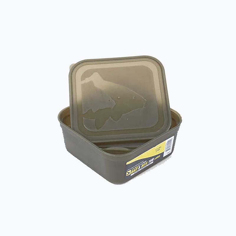 Avid Carp Bait Tub Size With Lid Green AVBT/02 2