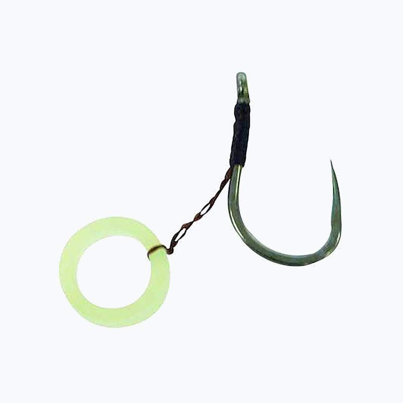 Korum methode leaders Hook Hairs With Bait Bands transparent KHHBB/10 2