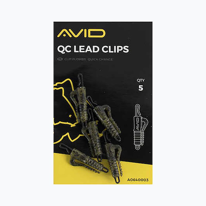 Avid Carp QC Lead Clip 5 pcs. Camo A0640003 2