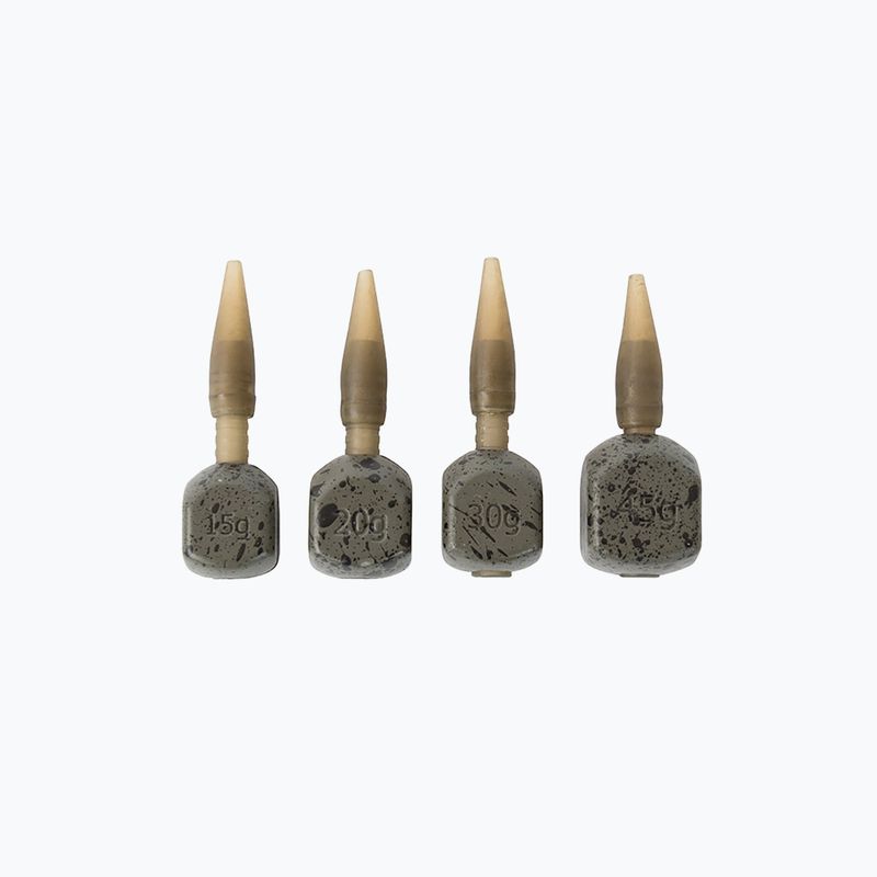 Preston Innovations In-Line Match Cube brown fishing weights P0040023