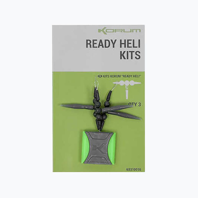 Korum Ready Heli 3 piece fishing helicopter set black K0310016