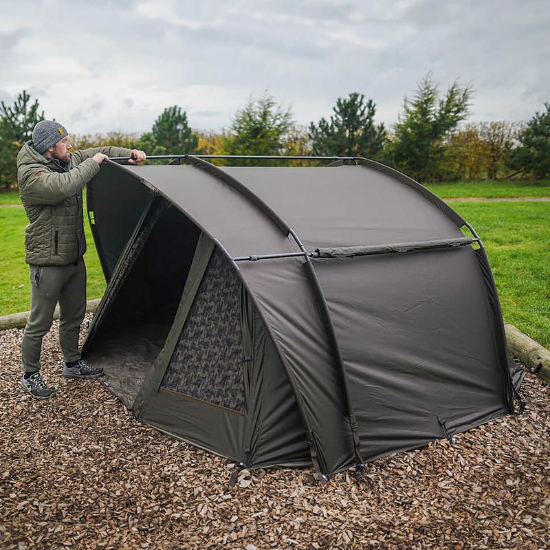 Avid Carp HQ Dual Layer Bivvy One Man tent green 9