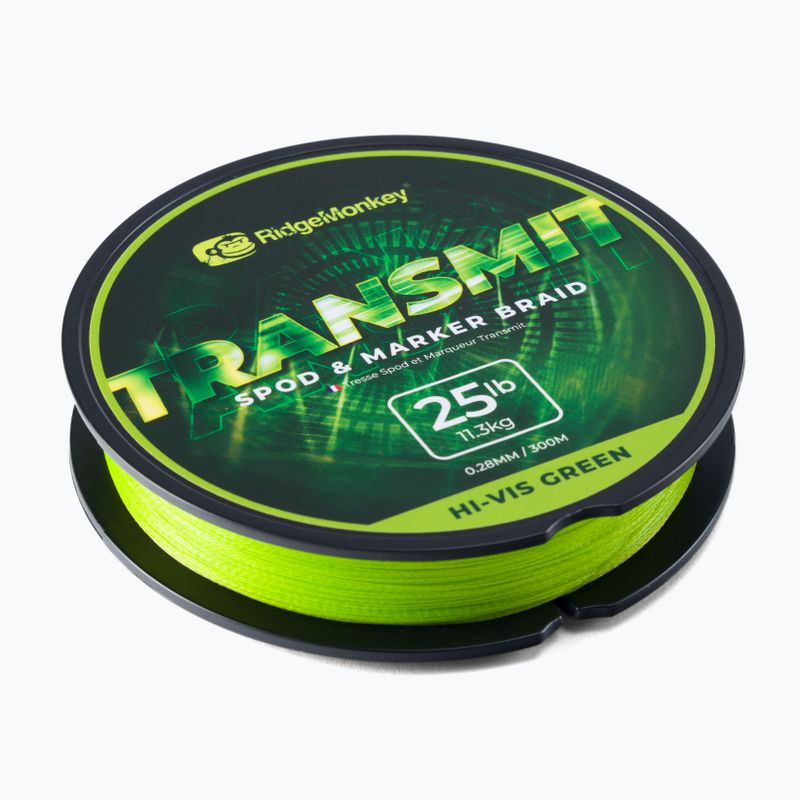 RidgeMonkey Transmit Spod and Marker Braid yellow RMT190 carp braid