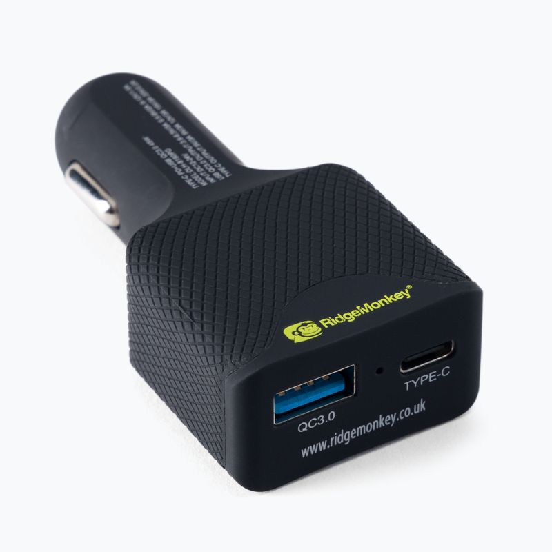 RidgeMonkey Vault 45W USB-C PD Car Charger black RM146 2