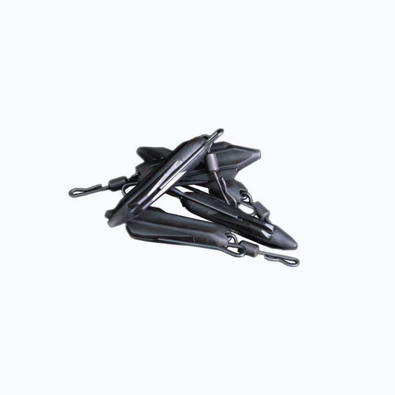 Ridge Monkey Connexion Uni Lead Clip Silt 5 piece carp clip black RMT103 2