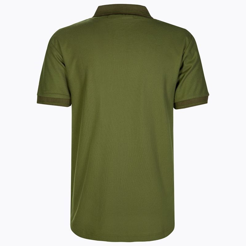 Men's fishing shirt RidgeMonkey Apearel Dropback Polo Shirt green RM266 2