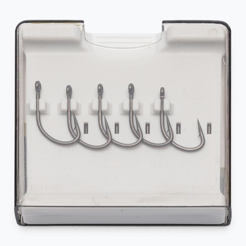 RidgeMonkey Ape-X Straight Point Barbed hooks grey RMT246