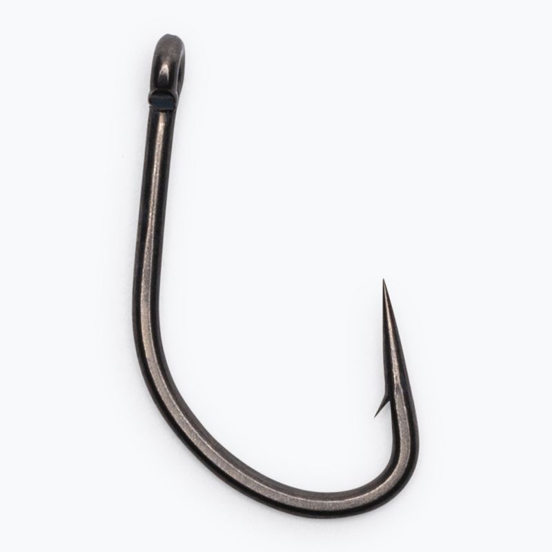 RidgeMonkey Ape-X Straight Point Barbed hooks grey RMT246 2