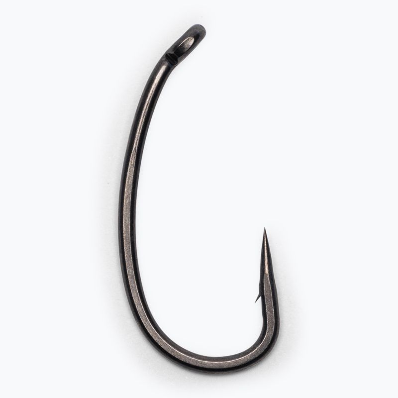 RidgeMonkey Ape-X Medium Curve 2XX Barbed grey RMT256 hooks
