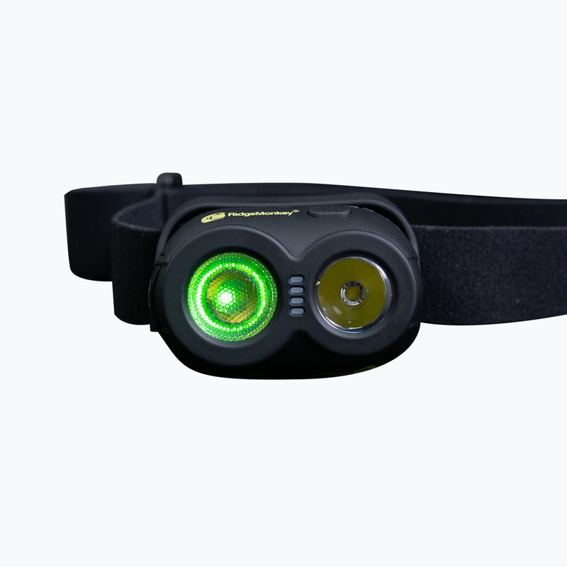 RidgeMonkey VRH150X USB Rechargeable Headtorch black RM HT150X head torch