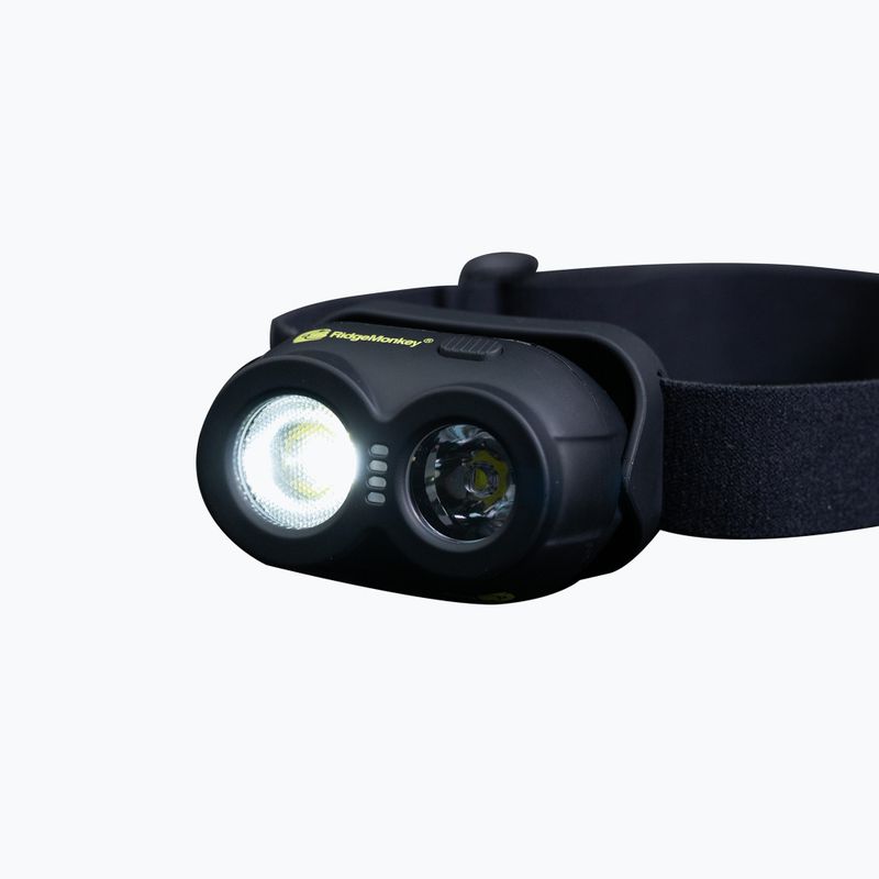 RidgeMonkey VRH150X USB Rechargeable Headtorch black RM HT150X head torch 2