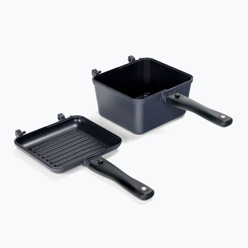 RidgeMonkey Connect Mini Pan & Griddle kit black MMP PG 2