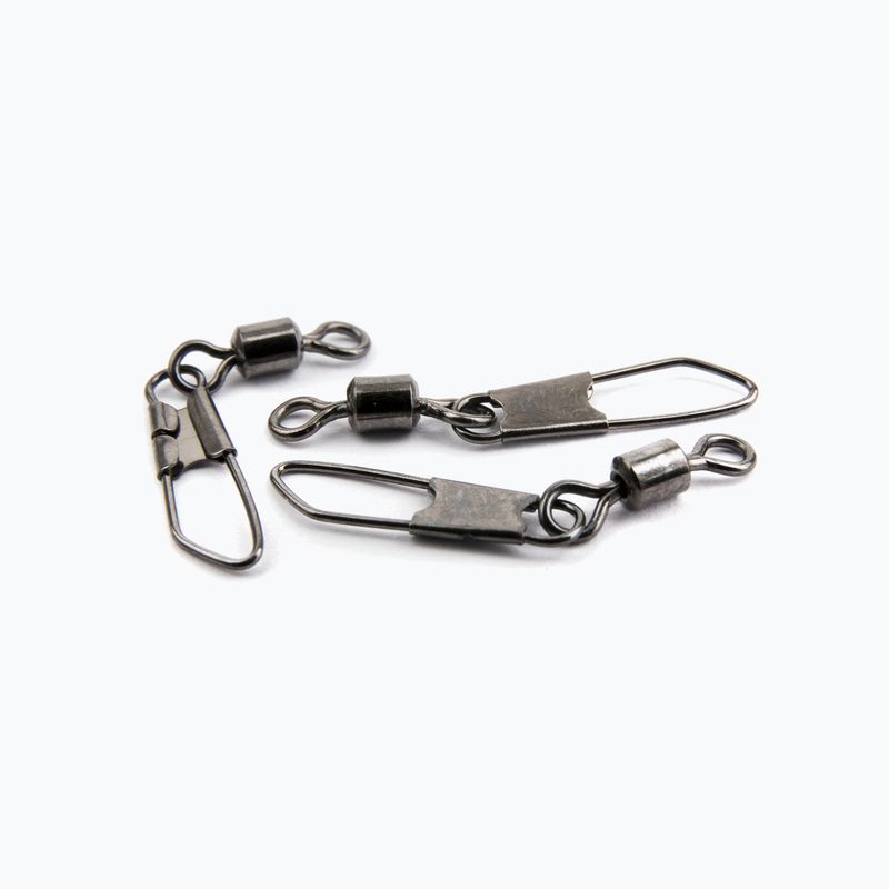 Matrix Snap Link Swivels Safety pins Size 10 pcs black GAC361