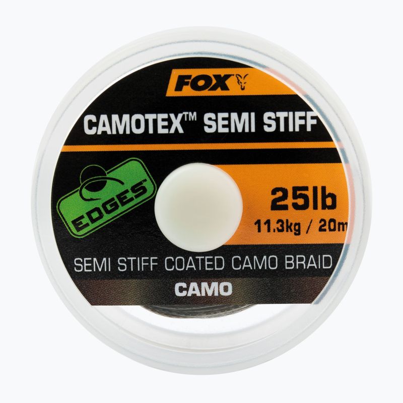 Fox International Camotex Semi Stiff Camo carp braid CAC743