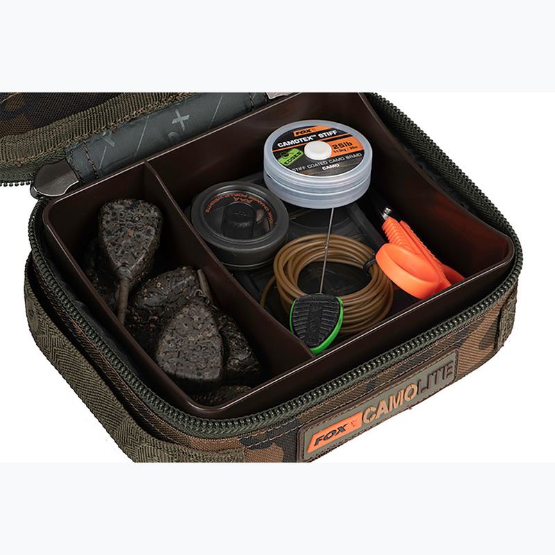 Fox International Camolite Rigid Lead & Bits Compact camo carp bag 4