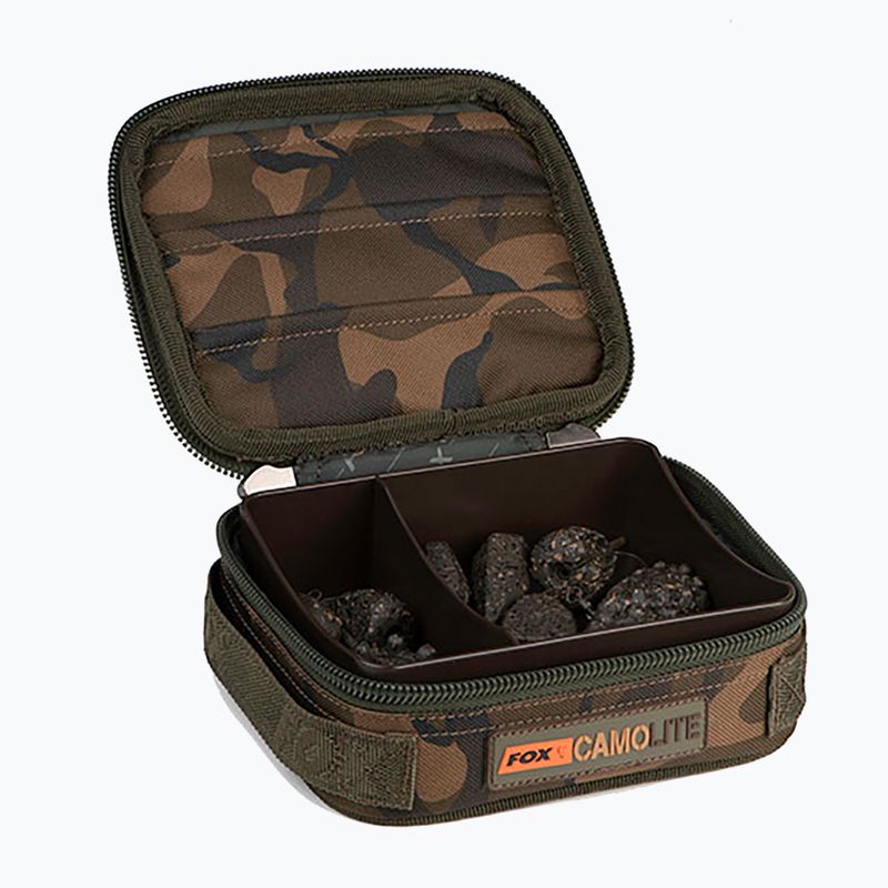 Fox International Camolite Rigid Lead & Bits Compact camo carp bag 5