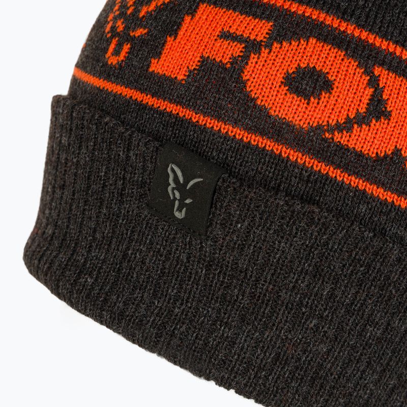 Fox International Collection Booble winter beanie black/orange 4