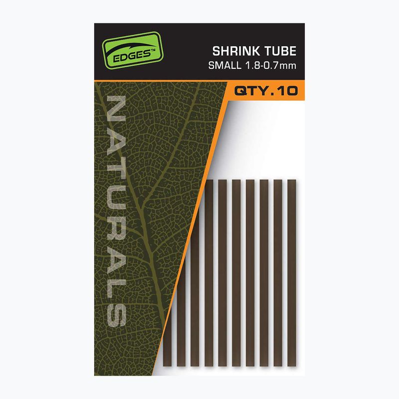 Fox International Edge Tube 1.8-0.7mm 10-piece natural shrink anti-tangle tube