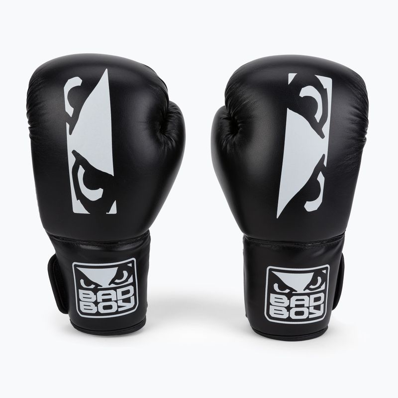 Bad Boy Titan black and white boxing gloves BBEA0008