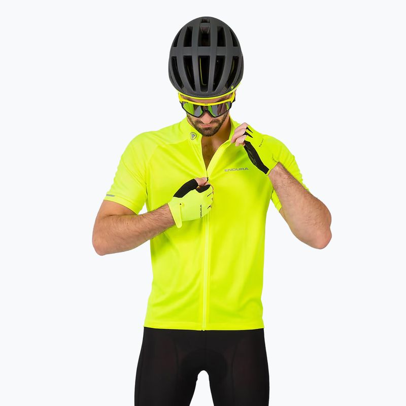 Men's cycling jersey Endura Xtract II hi-viz yellow