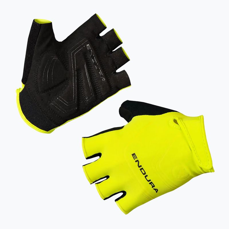 Men's cycling gloves Endura Xtract hi-viz yellow 5