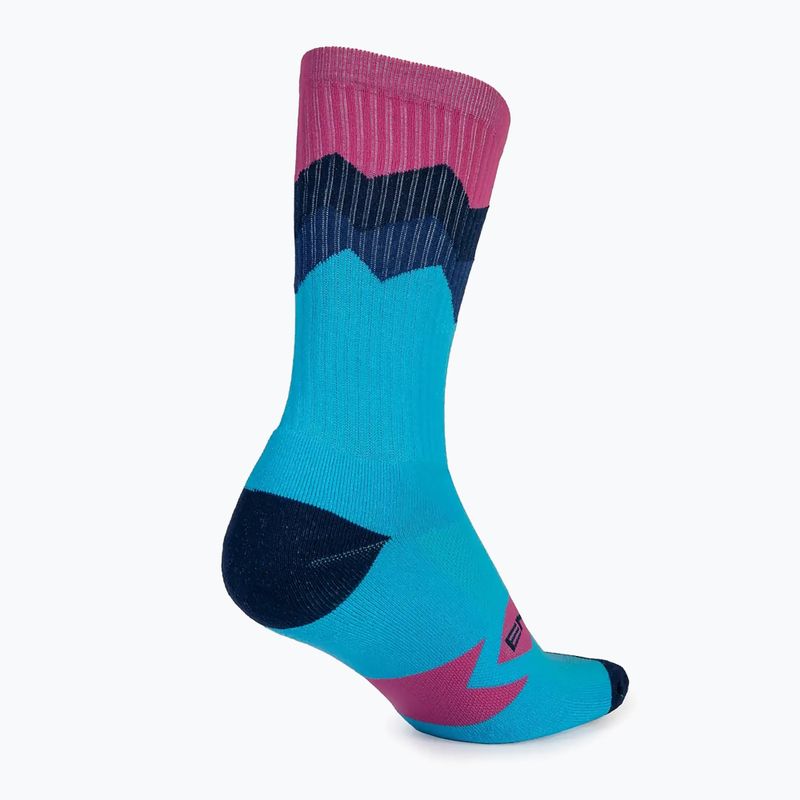 Men's Endura Jagged electric blue cycling socks 3