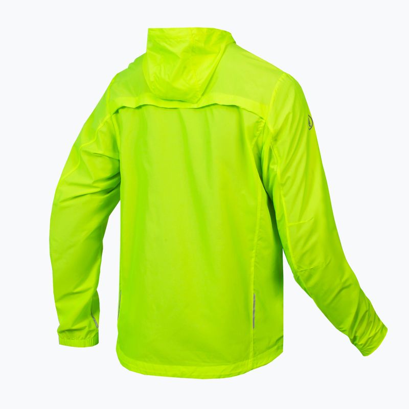 Men's cycling jacket Endura Hummvee Windshell hi-viz yellow 4