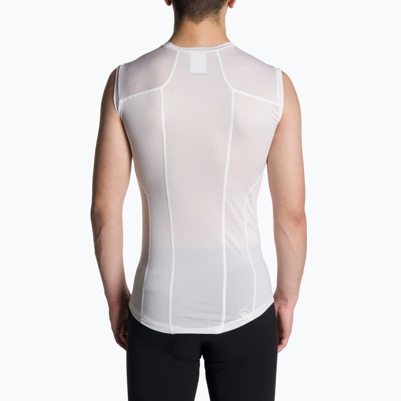 Men's cycling tank top Endura Translite II S'less white 2